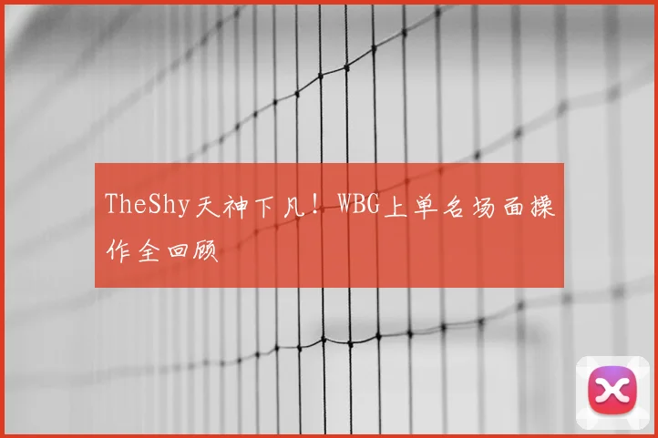 TheShy天神下凡!WBG上单名场面操作全回顾